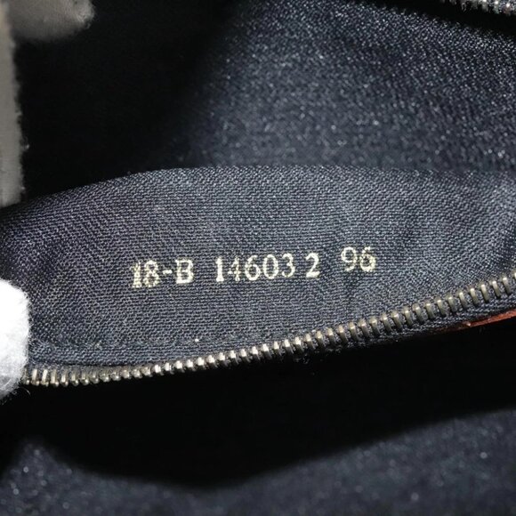 FENDI Hand Bag PVC 2way Gold Brown Auth 94029 - Picture 2 of 15